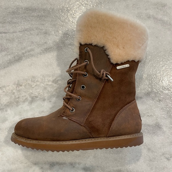 Emu Australia waterproof lace up boots - Picture 3 of 5